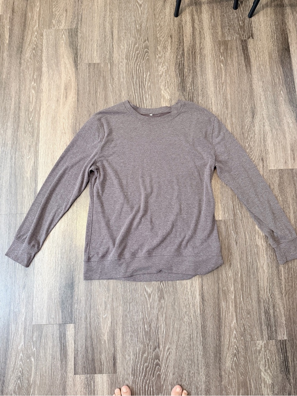Women’s Crewneck Sweater in Heather Brown